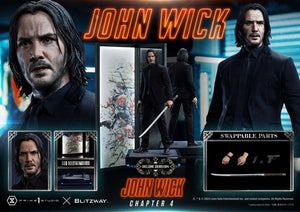 [PREORDINE] Statua John Wick Chapter 4 Deluxe Bonus Version 1/4 Prime 1 Studio 54 cm - Prime 1 Studio - Statue