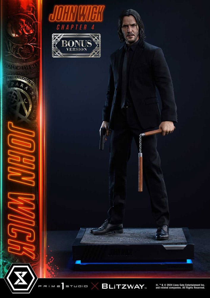 [PREORDINE] Statua John Wick Chapter 4 Deluxe Bonus Version 1/4 Prime 1 Studio 54 cm - Prime 1 Studio - Statue