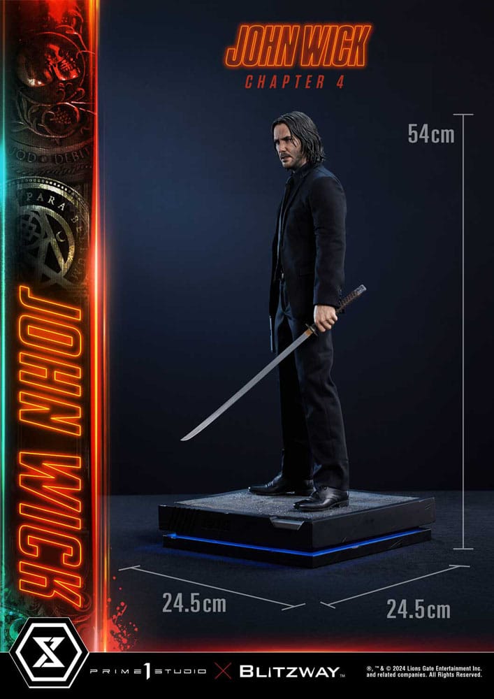 [PREORDINE] Statua John Wick Chapter 4 Deluxe Bonus Version 1/4 Prime 1 Studio 54 cm - Prime 1 Studio - Statue