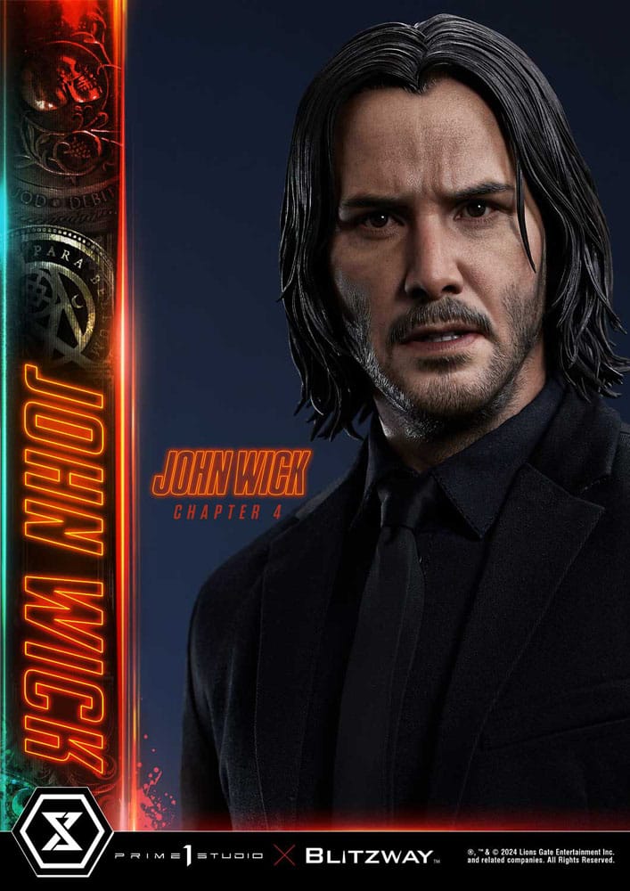 [PREORDINE] Statua John Wick Chapter 4 Deluxe Bonus Version 1/4 Prime 1 Studio 54 cm - Prime 1 Studio - Statue