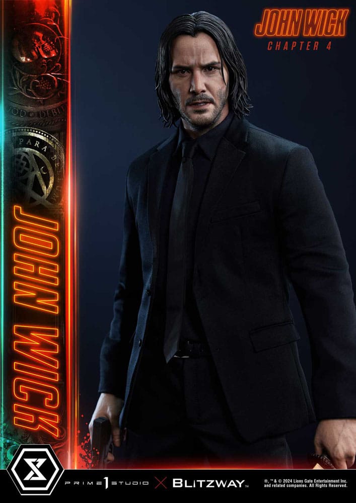 [PREORDINE] Statua John Wick Chapter 4 Deluxe Bonus Version 1/4 Prime 1 Studio 54 cm - Prime 1 Studio - Statue