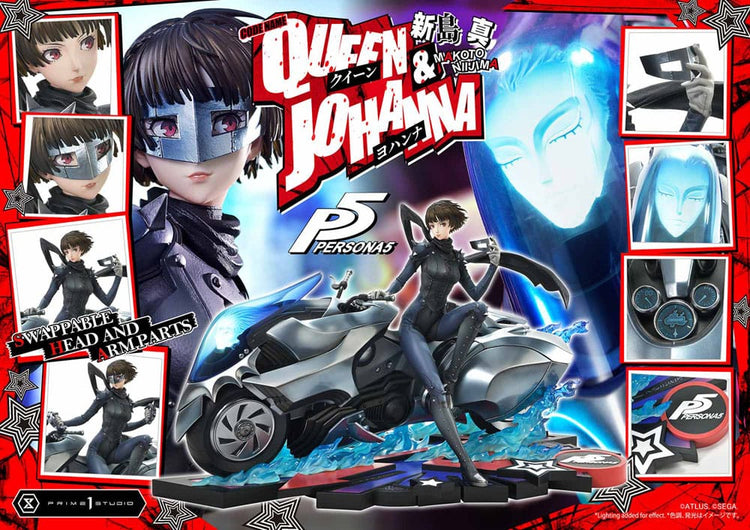 [PREORDINE] Statua Persona 5 Premium Masterline 1/4 Makoto Niijima "Queen" & Johanna Bonus Version 42 cm - Prime 1 Studio - Statue