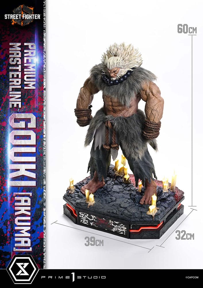 [PREORDINE] Street Fighter 6 Statua Premium Masterline 1/4 Akuma Regular Version 60 cm - Prime 1 Studio - Statue