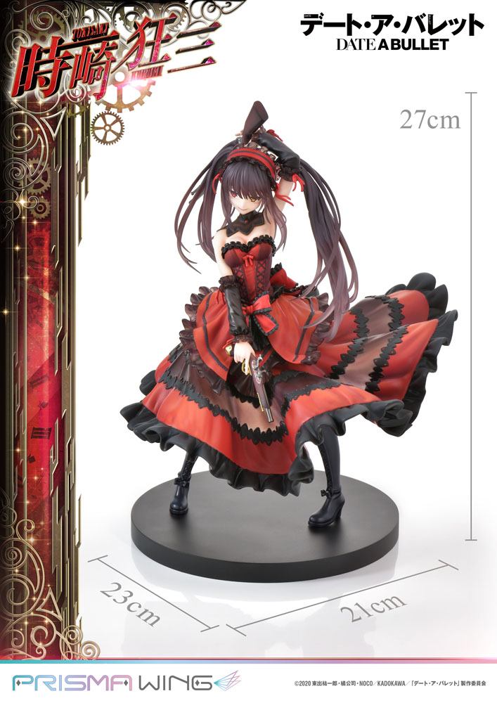 [PREORDINE] Date A Live - Statua 1/7 Kurumi Tokisaki (Date A Bullet) 27 cm - Prime 1 Studio - Statue