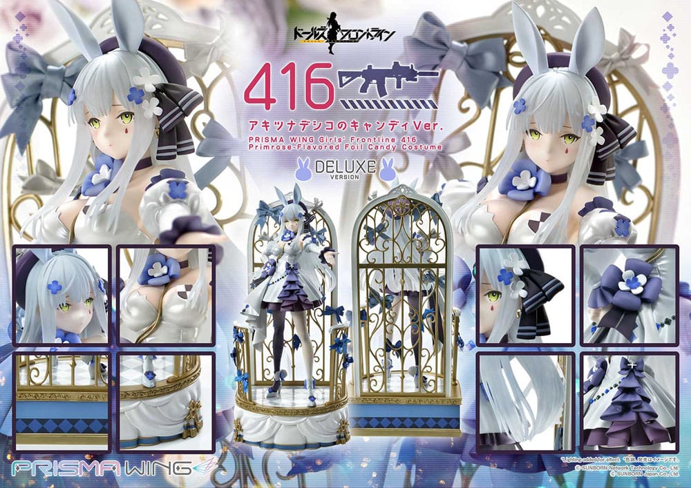 [PREORDINE] Statua Girls' Frontline: 416 - Primrose-Flavored Foil Candy Costume Deluxe 25cm - Prime 1 Studio - Statue