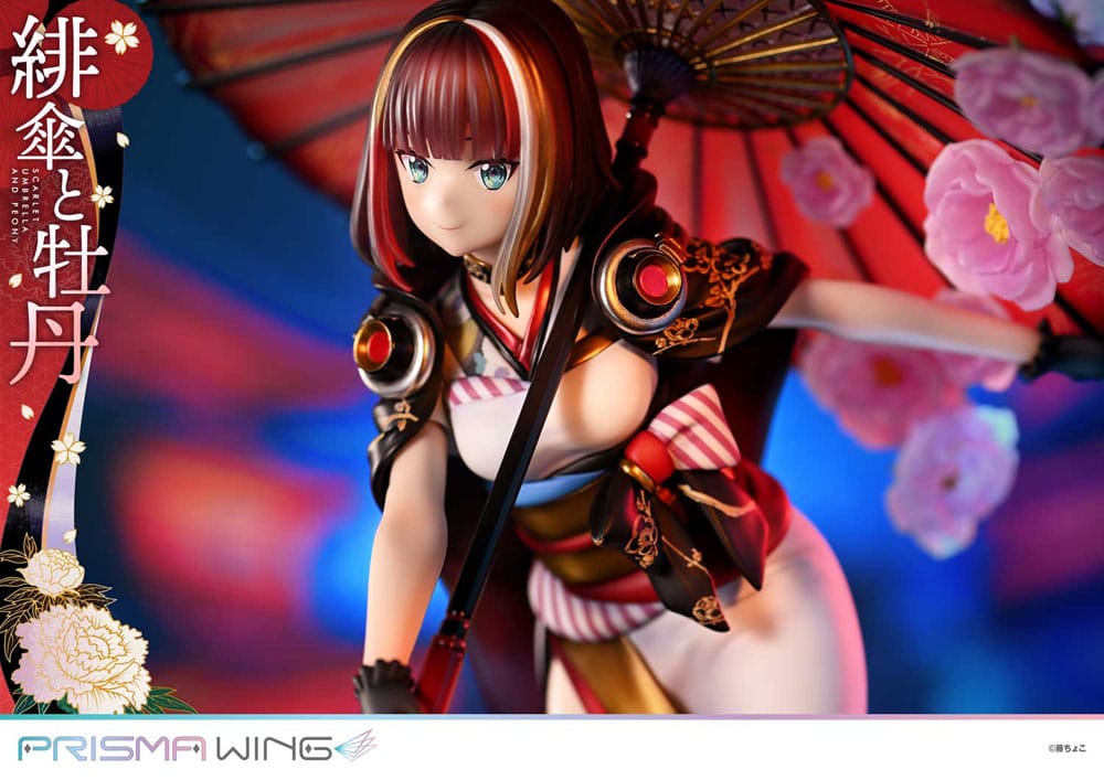 [PREORDINE] Statua Prisma Wing 1/7 Fuzichoco - Scarlet Umbrella And Peony 28 cm - Prime 1 Studio - Statue
