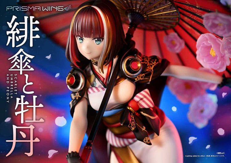[PREORDINE] Statua Prisma Wing 1/7 Fuzichoco - Scarlet Umbrella And Peony 28 cm - Prime 1 Studio - Statue
