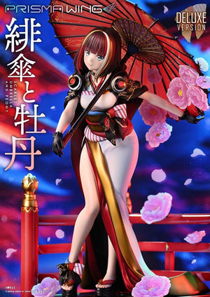 [PREORDINE] Statua Prisma Wing 1/7 Fuzichoco - Scarlet Umbrella And Peony Deluxe Version 32 cm - Prime 1 Studio - Statue