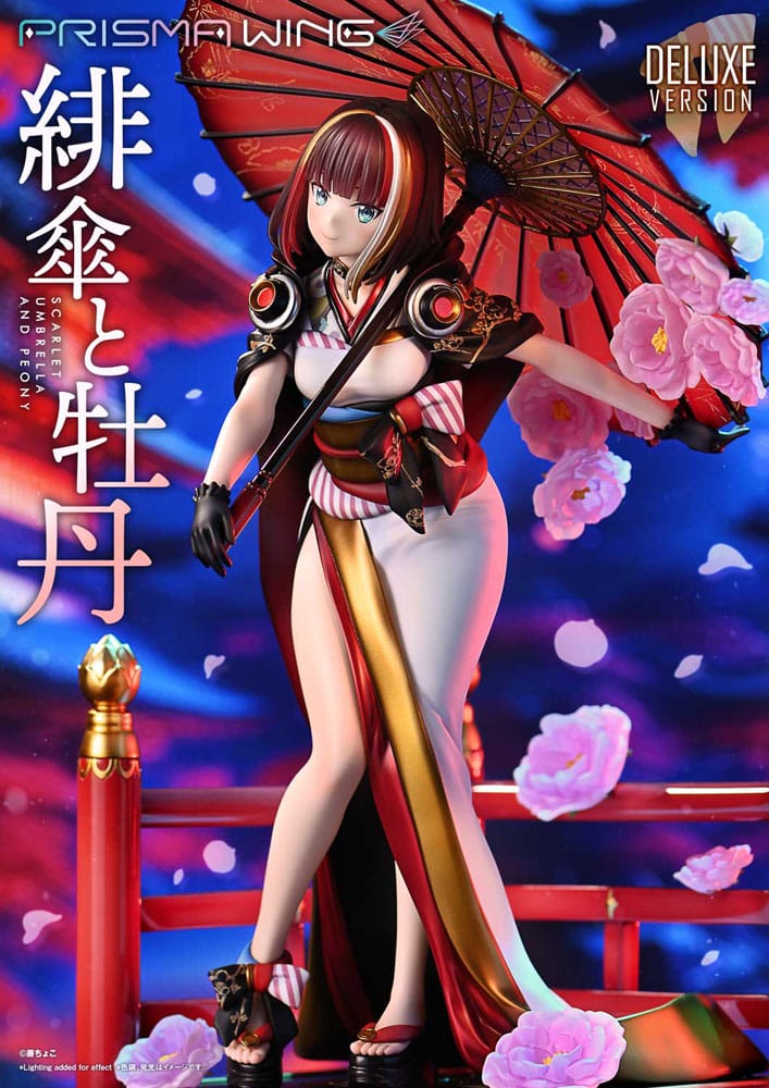 [PREORDINE] Statua Prisma Wing 1/7 Fuzichoco - Scarlet Umbrella And Peony Deluxe Version 32 cm - Prime 1 Studio - Statue