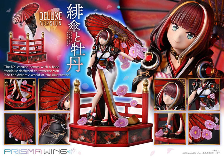[PREORDINE] Statua Prisma Wing 1/7 Fuzichoco - Scarlet Umbrella And Peony Deluxe Version 32 cm - Prime 1 Studio - Statue