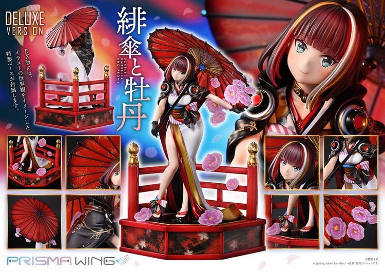 [PREORDINE] Statua Prisma Wing 1/7 Fuzichoco - Scarlet Umbrella And Peony Deluxe Version 32 cm - Prime 1 Studio - Statue