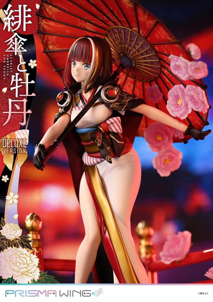 [PREORDINE] Statua Prisma Wing 1/7 Fuzichoco - Scarlet Umbrella And Peony Deluxe Version 32 cm - Prime 1 Studio - Statue