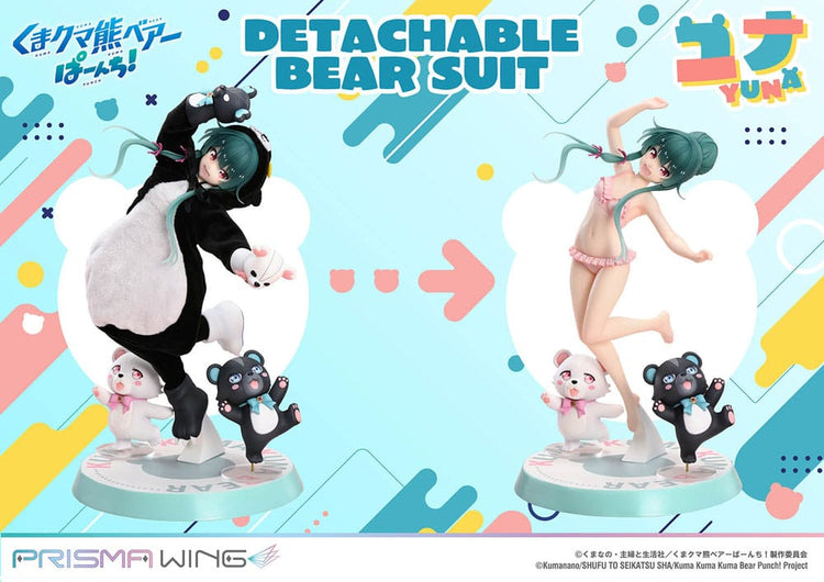 [PREORDINE] Statua PVC Kuma Kuma Kuma Bear Punch! 1/7 Yuna 28 cm - Prime 1 Studio - Statue
