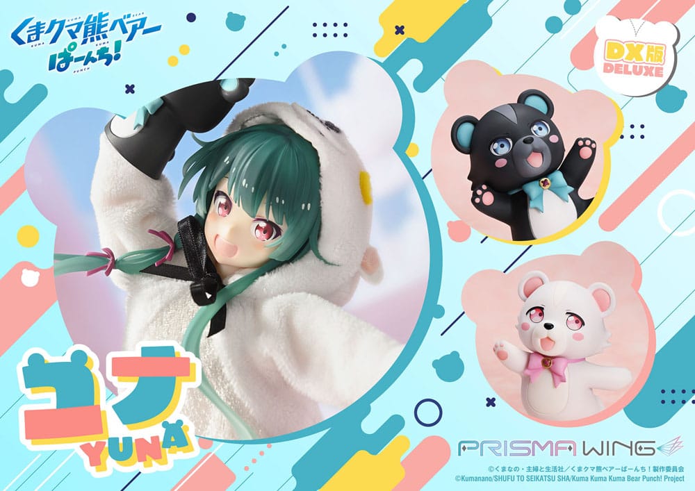 [PREORDINE] Statua Kuma Kuma Kuma Bear Punch! Yuna Deluxe Version 28 cm - Prime 1 Studio - Statue