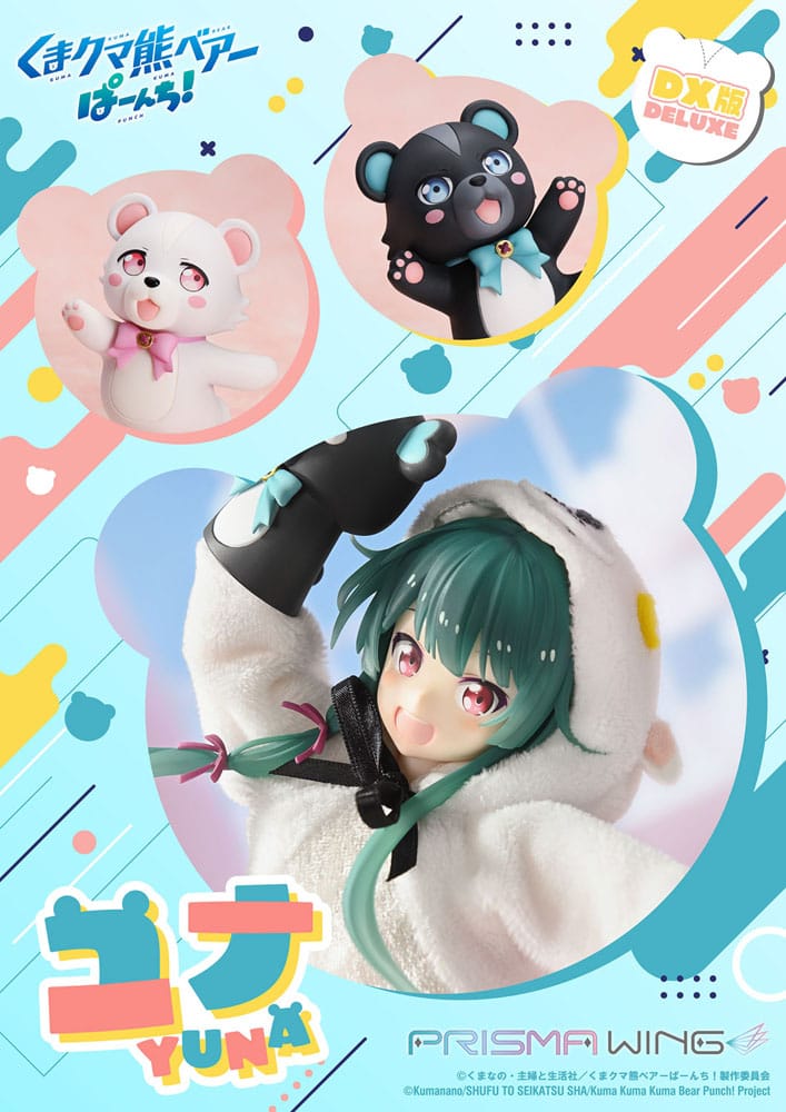 [PREORDINE] Statua Kuma Kuma Kuma Bear Punch! Yuna Deluxe Version 28 cm - Prime 1 Studio - Statue