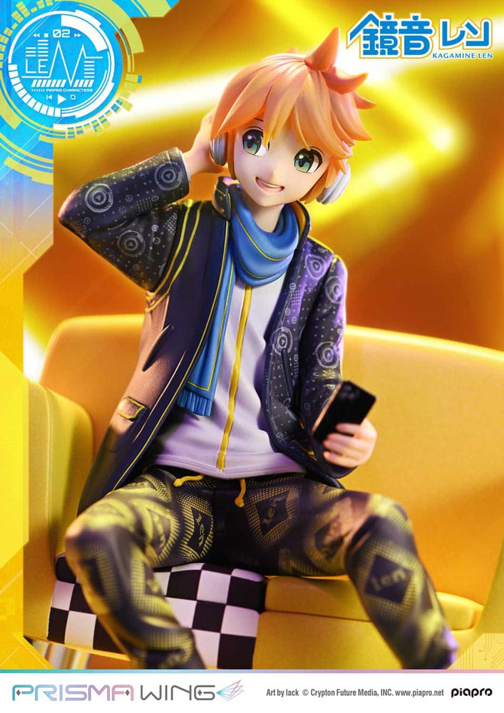[PREORDINE] Statua Vocaloid Kagamine Len Prisma Wing 1/7 (Art by lack) 18 cm - Prime 1 Studio - Statue
