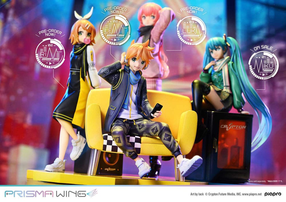 [PREORDINE] Statua Vocaloid Kagamine Len Prisma Wing 1/7 (Art by lack) 18 cm - Prime 1 Studio - Statue