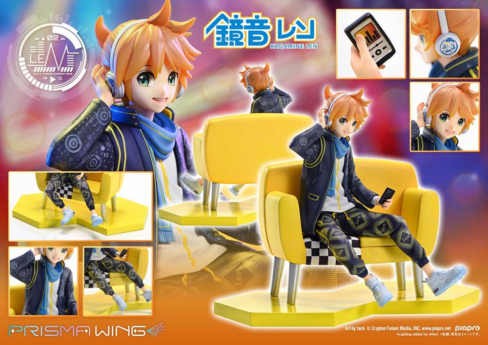 [PREORDINE] Statua Vocaloid Kagamine Len Prisma Wing 1/7 (Art by lack) 18 cm - Prime 1 Studio - Statue