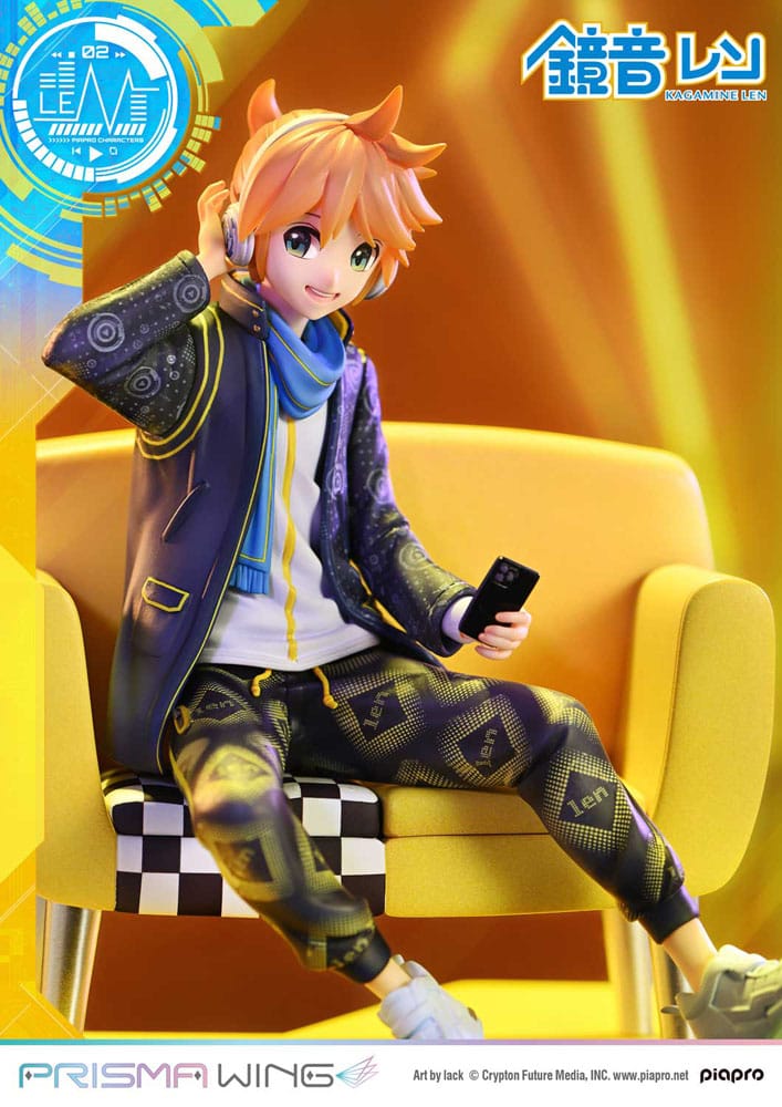 [PREORDINE] Statua Vocaloid Kagamine Len Prisma Wing 1/7 (Art by lack) 18 cm - Prime 1 Studio - Statue
