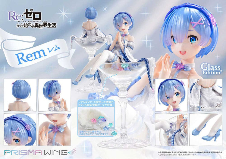 [PREORDINE] Re:Zero - Statua 1/7 Rem Glass Edition 23 cm - Prime 1 Studio - Statue