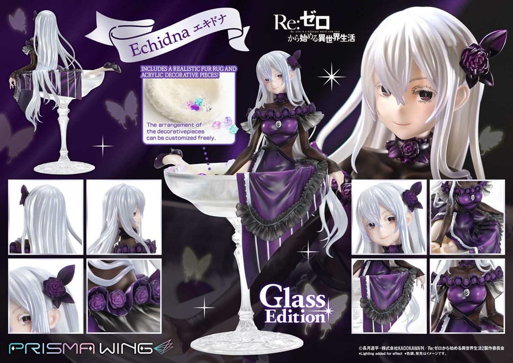 [PREORDINE] Statua Re:ZERO - Echidna Glass Edition 24 cm - Prime 1 Studio - Statue