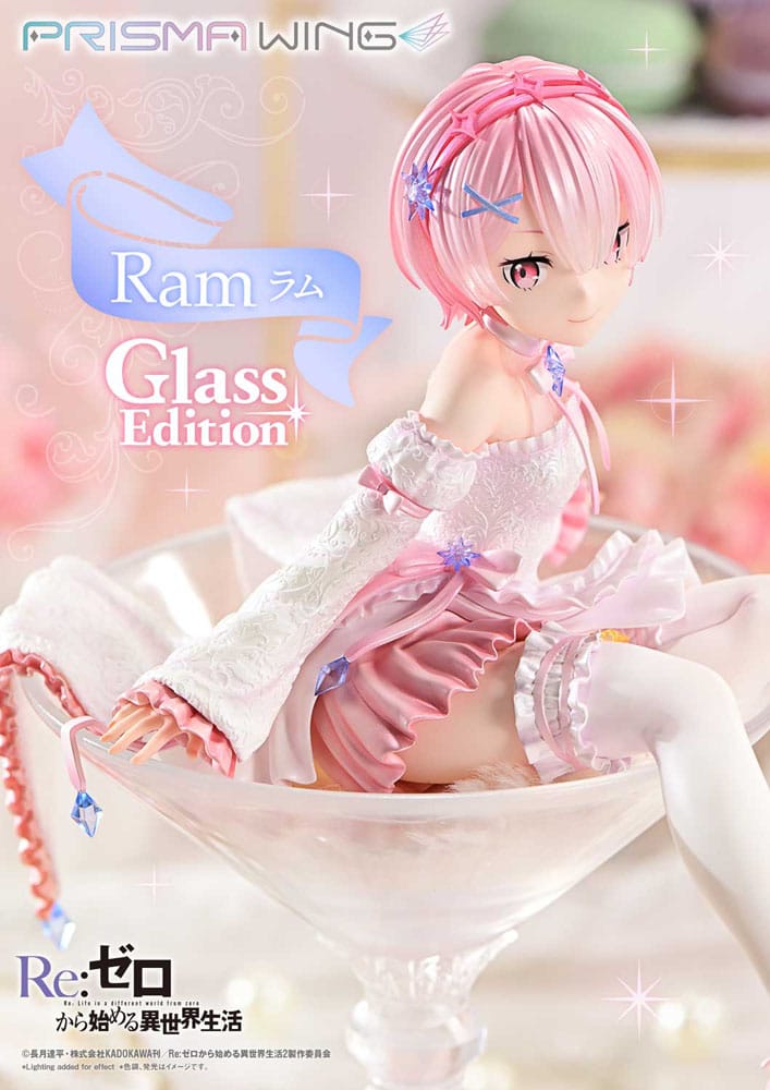 [PREORDER] Re:ZERO Starting Life in Another World Prisma Wing PVC Statue 1/7 Ram Glass Edition 24 cm