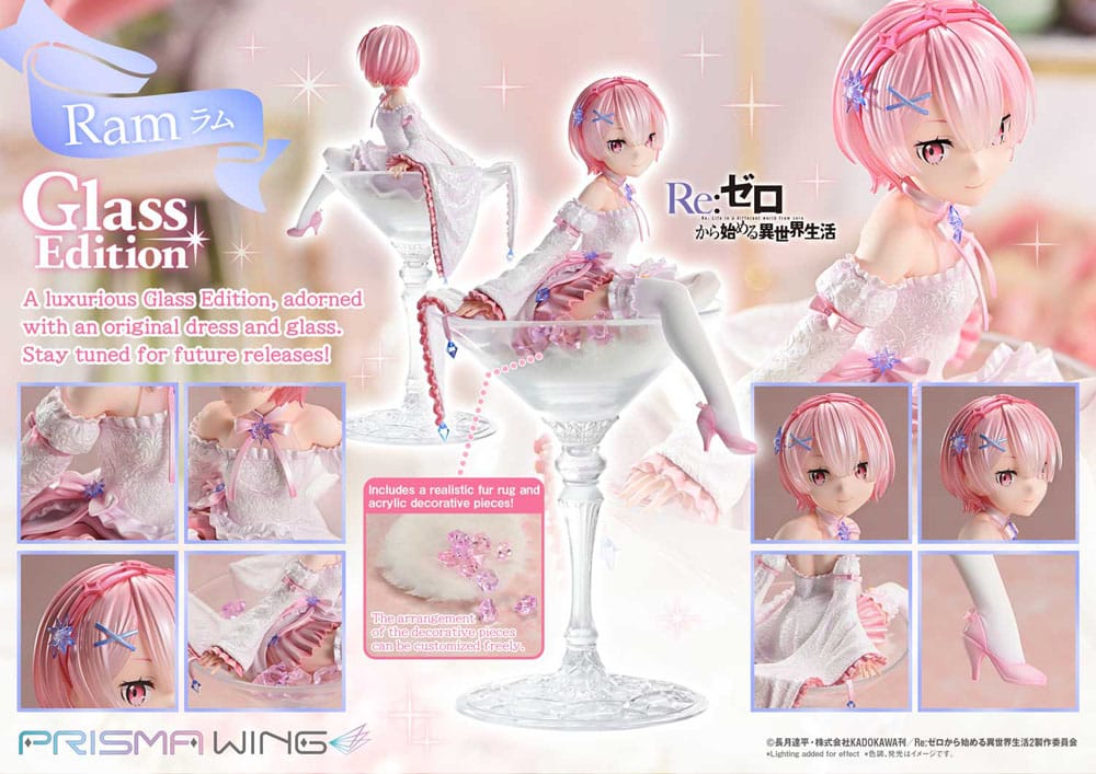 [PREORDINE] Re:ZERO - Ram Glass Edition Statua 1/7 - 24 cm - Prime 1 Studio - Statue