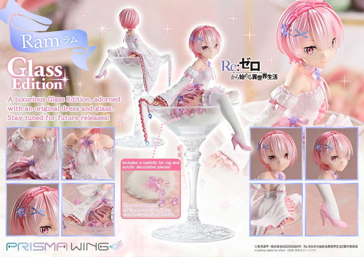 [PREORDINE] Re:ZERO - Ram Glass Edition Statua 1/7 - 24 cm - Prime 1 Studio - Statue