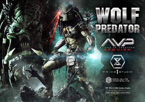 [PREORDINE] Statua Alien vs Predator Wolf Predator Real Elite Masterline 1/3 - 95 cm - Prime 1 Studio - Statue