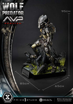 [PREORDINE] Statua Alien vs Predator Wolf Predator Real Elite Masterline 1/3 - 95 cm - Prime 1 Studio - Statue
