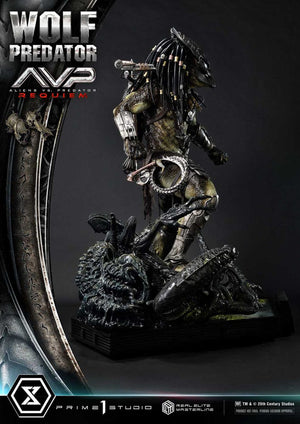 [PREORDINE] Statua Alien vs Predator Wolf Predator Real Elite Masterline 1/3 - 95 cm - Prime 1 Studio - Statue