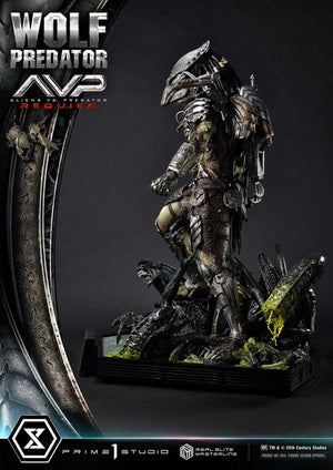 [PREORDINE] Statua Alien vs Predator Wolf Predator Real Elite Masterline 1/3 - 95 cm - Prime 1 Studio - Statue
