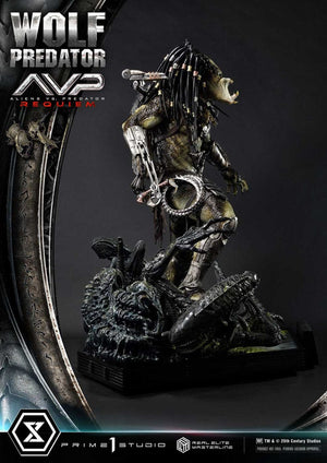 [PREORDINE] Statua Alien vs Predator Wolf Predator Real Elite Masterline 1/3 - 95 cm - Prime 1 Studio - Statue