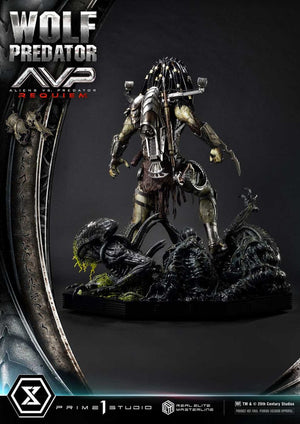 [PREORDINE] Statua Alien vs Predator Wolf Predator Real Elite Masterline 1/3 - 95 cm - Prime 1 Studio - Statue