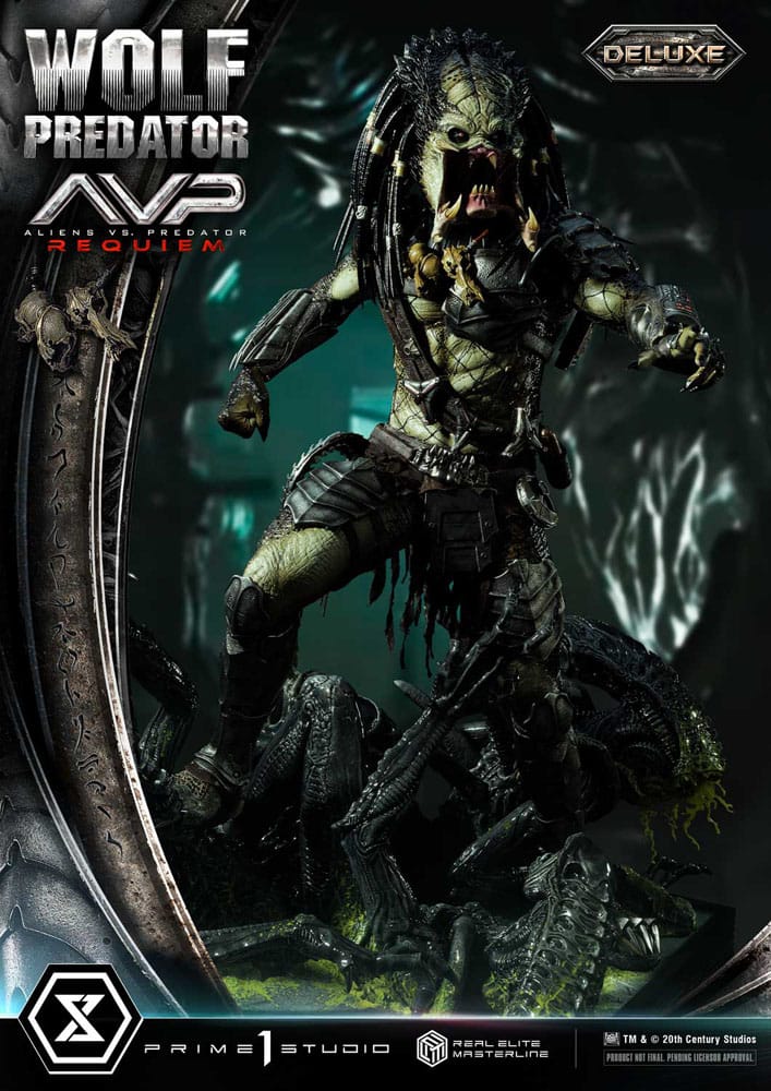 [PREORDINE] Statua Alien vs Predator: Wolf Predator Deluxe 1/3 - Prime 1 Studio - Prime 1 Studio - Statue