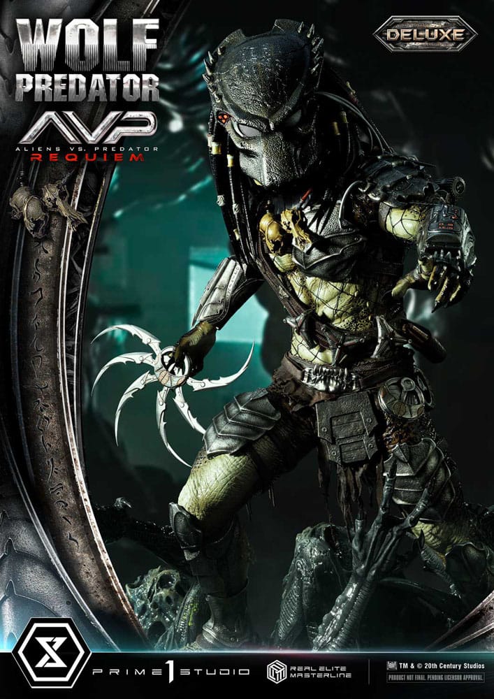 [PREORDINE] Statua Alien vs Predator: Wolf Predator Deluxe 1/3 - Prime 1 Studio - Prime 1 Studio - Statue