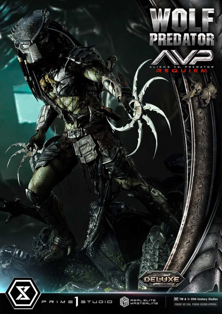 [PREORDINE] Statua Alien vs Predator: Wolf Predator Deluxe 1/3 - Prime 1 Studio - Prime 1 Studio - Statue