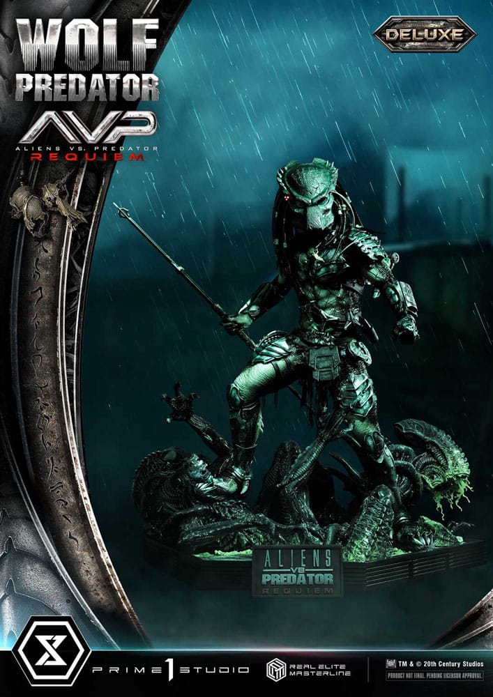 [PREORDINE] Statua Alien vs Predator: Wolf Predator Deluxe 1/3 - Prime 1 Studio - Prime 1 Studio - Statue
