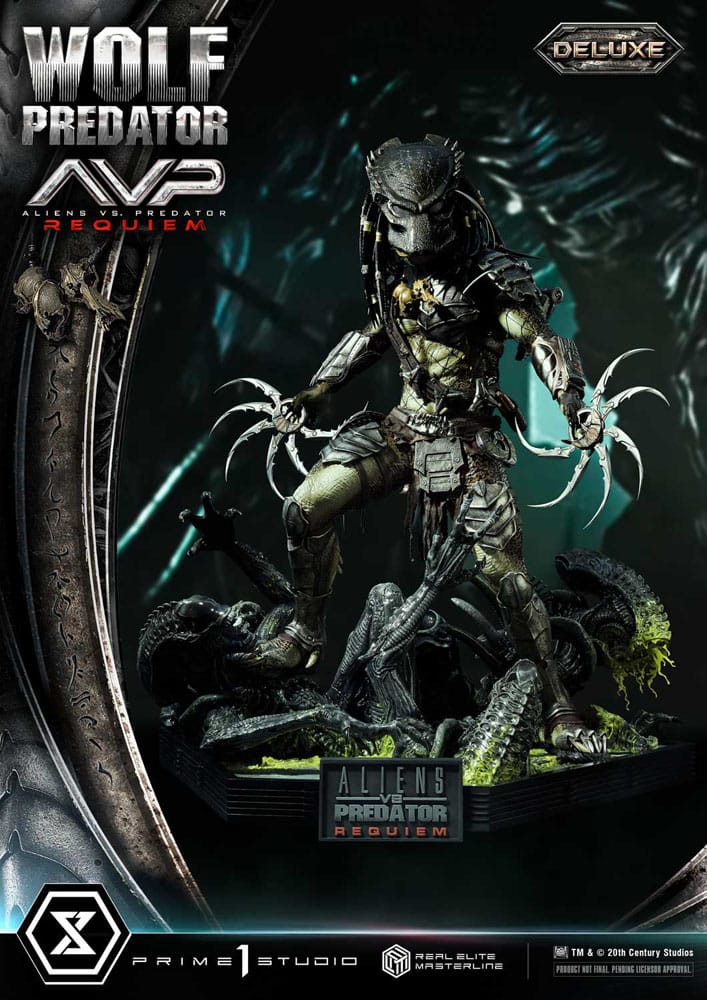 [PREORDINE] Statua Alien vs Predator: Wolf Predator Deluxe 1/3 - Prime 1 Studio - Prime 1 Studio - Statue