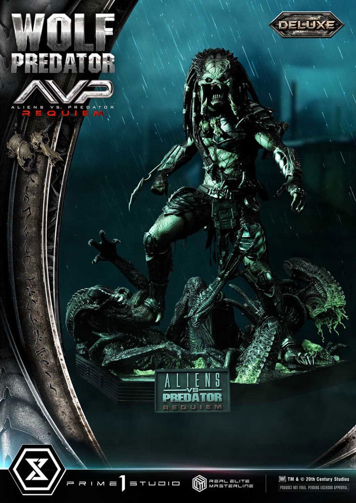 [PREORDINE] Statua Alien vs Predator Wolf Predator Deluxe Bonus Ver. 95 cm - Prime 1 Studio - Statue