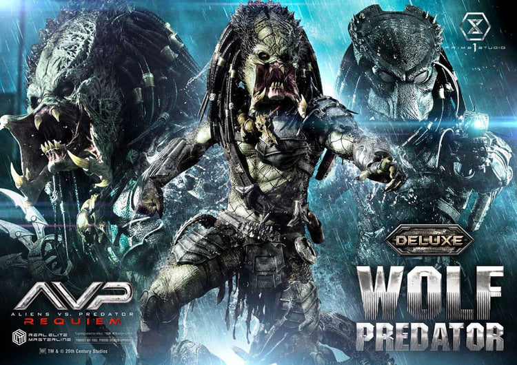 [PREORDINE] Statua Alien vs Predator Wolf Predator Deluxe Bonus Ver. 95 cm - Prime 1 Studio - Statue