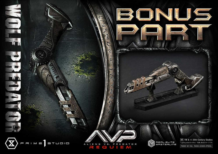[PREORDINE] Statua Alien vs Predator Wolf Predator Deluxe Bonus Ver. 95 cm - Prime 1 Studio - Statue