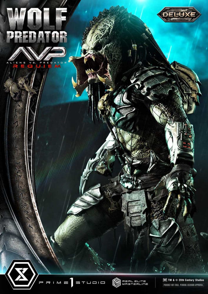 [PREORDINE] Statua Alien vs Predator Wolf Predator Deluxe Bonus Ver. 95 cm - Prime 1 Studio - Statue