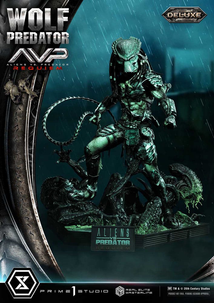 [PREORDINE] Statua Alien vs Predator Wolf Predator Deluxe Bonus Ver. 95 cm - Prime 1 Studio - Statue