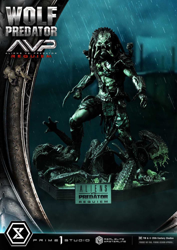 [PREORDINE] Statua Alien vs Predator Wolf Predator Deluxe Bonus Ver. 95 cm - Prime 1 Studio - Statue