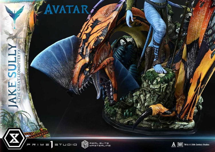 [PREORDINE] Avatar (Film) Statua Real Elite Masterline 1/4 Jake Sully & Great Leonopteryx 87 cm - Prime 1 Studio - Statue