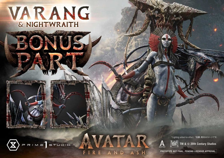 [PREORDINE] Avatar: Fire and Ash - Statua Varang & Nightwraith Legacy Collection Bonus Version 96 cm - Prime 1 Studio - Statue