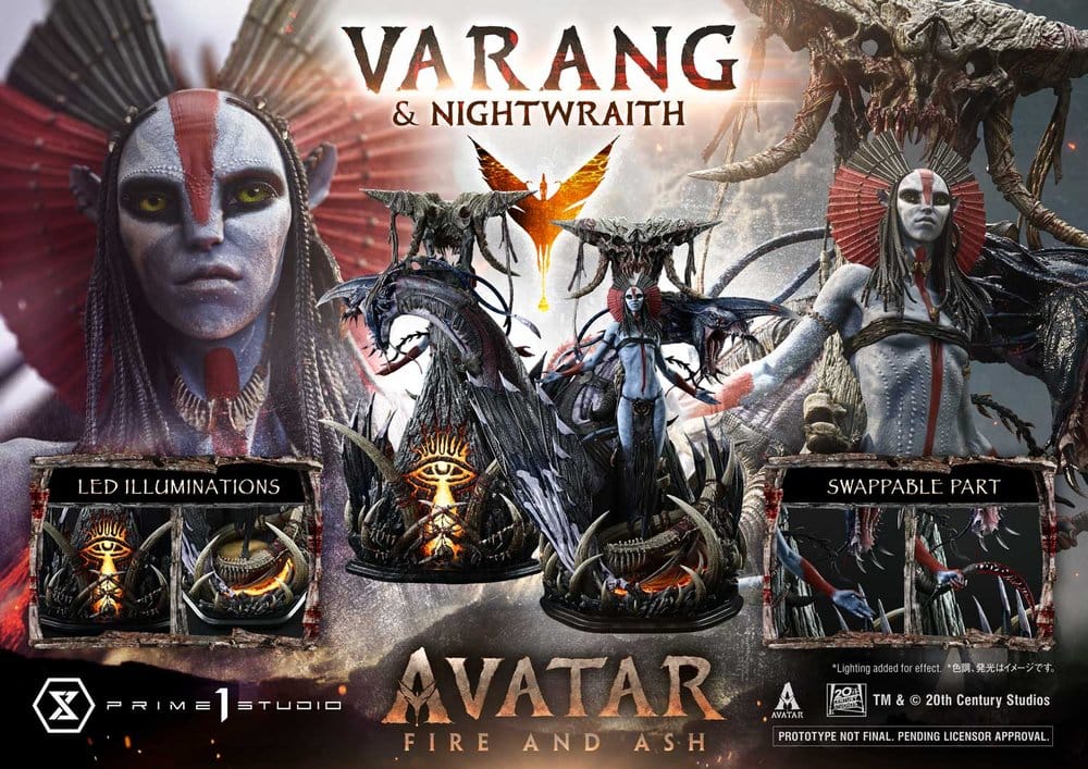 [PREORDINE] Avatar: Fire and Ash - Statua Varang & Nightwraith Legacy Collection Bonus Version 96 cm - Prime 1 Studio - Statue