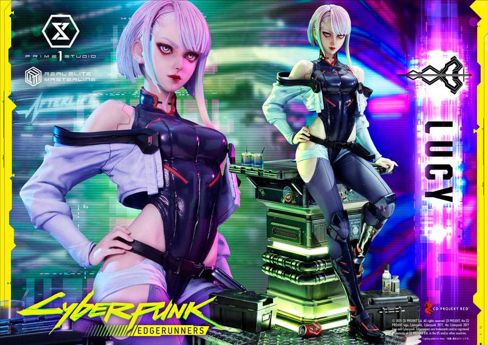[PREORDINE] Cyberpunk: Edgerunners Statua Lucy Real Elite Masterline 1/4 - 50 cm - Prime 1 Studio - Statue