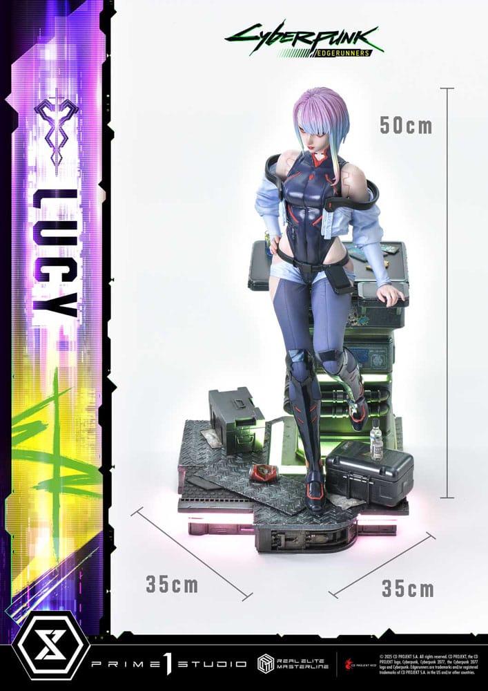 [PREORDINE] Cyberpunk: Edgerunners Statua Lucy Real Elite Masterline 1/4 - 50 cm - Prime 1 Studio - Statue